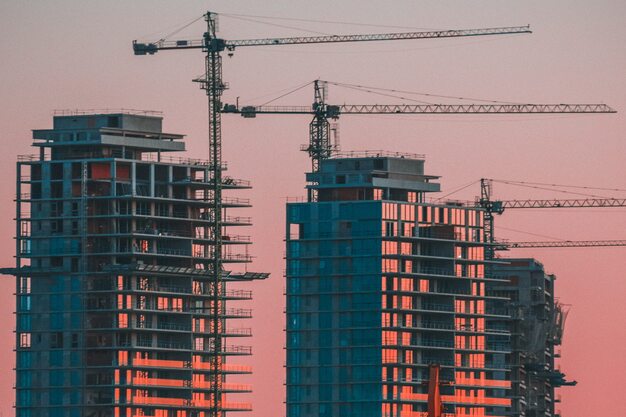 Metal works for multiple hi-rise building
